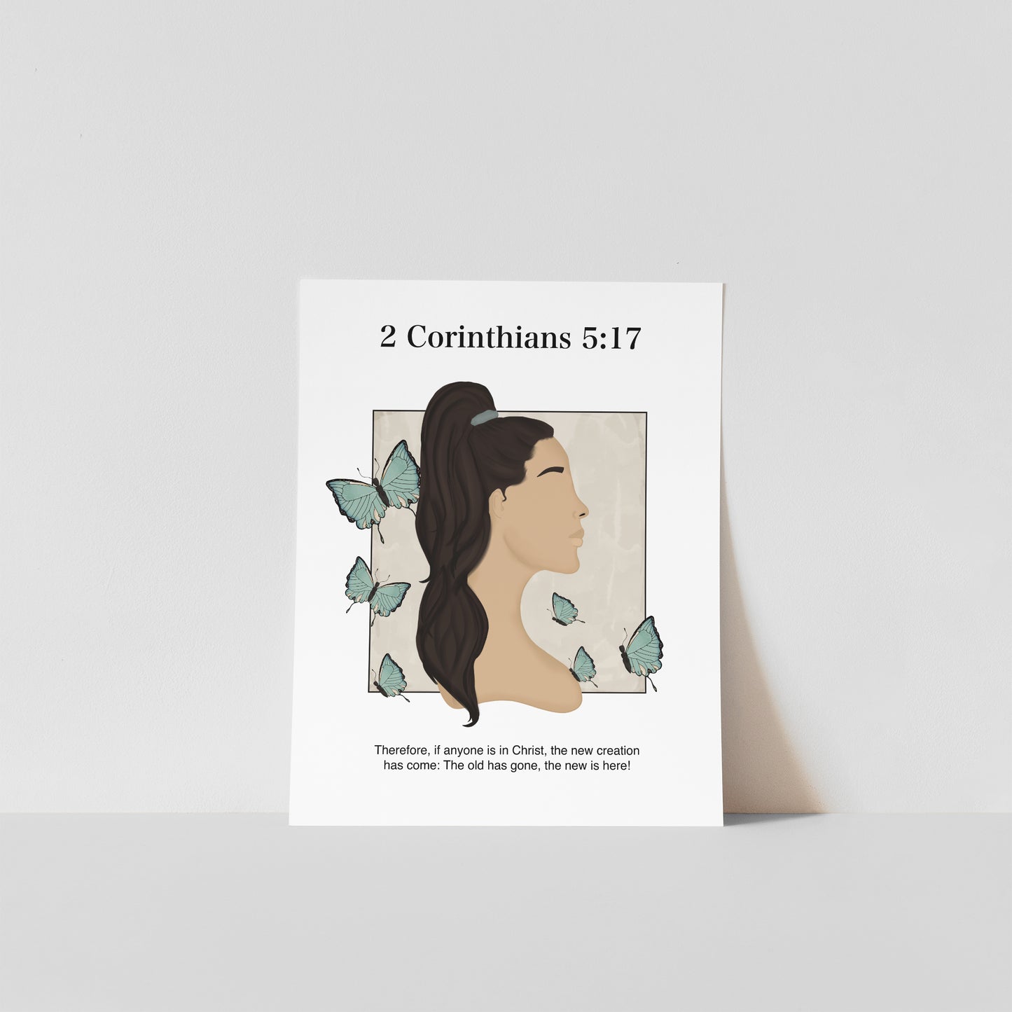 NEW CREATION NO.8 – 2 Corinthians 5:17 Art Print