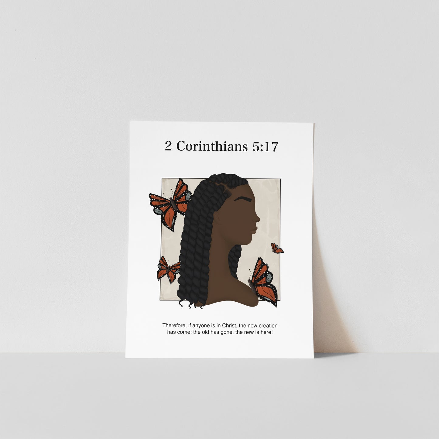NEW CREATION NO.9 – 2 Corinthians 5:17 Art Print