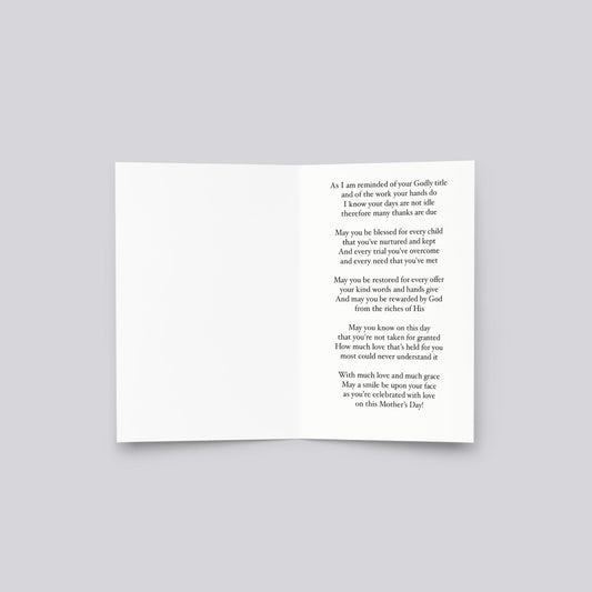 Floral Sunrise - NEW! Mother's Day Card (Pickup date May 10th)