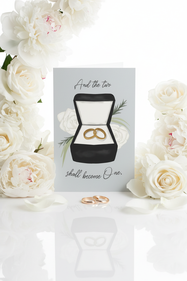 2 Become 1 - Floral Frame