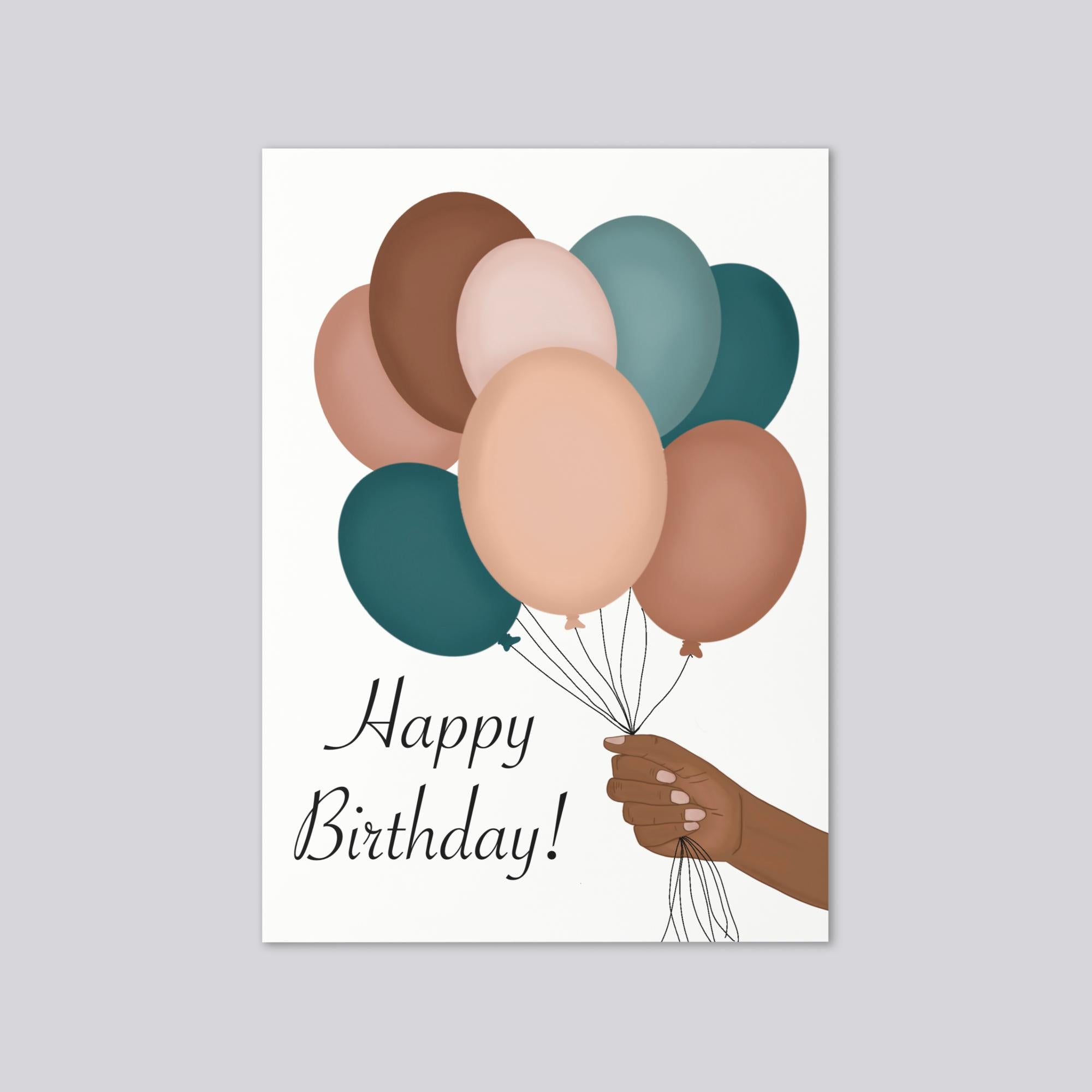Blessings And Balloons! Birthday Greeting Card