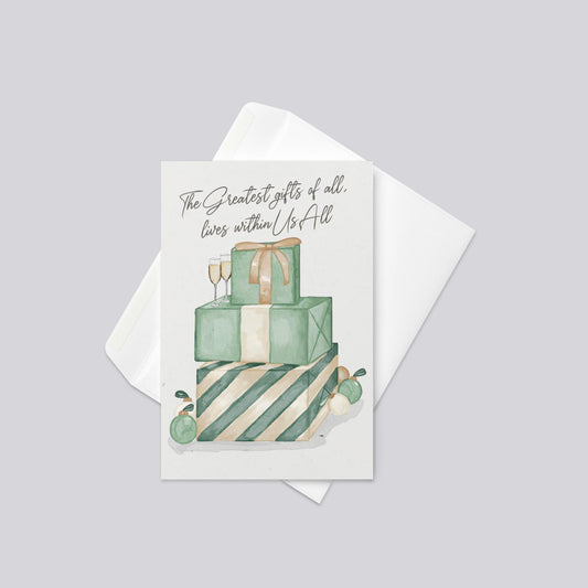 "Greatest Gift of All" Christmas Greeting Card