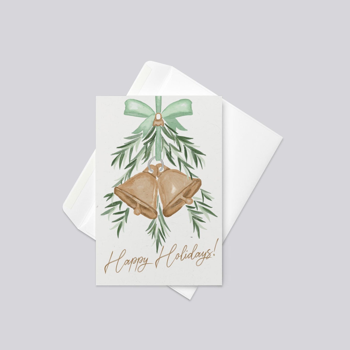 "Holiday Jingle Bells" Christmas Greeting Card