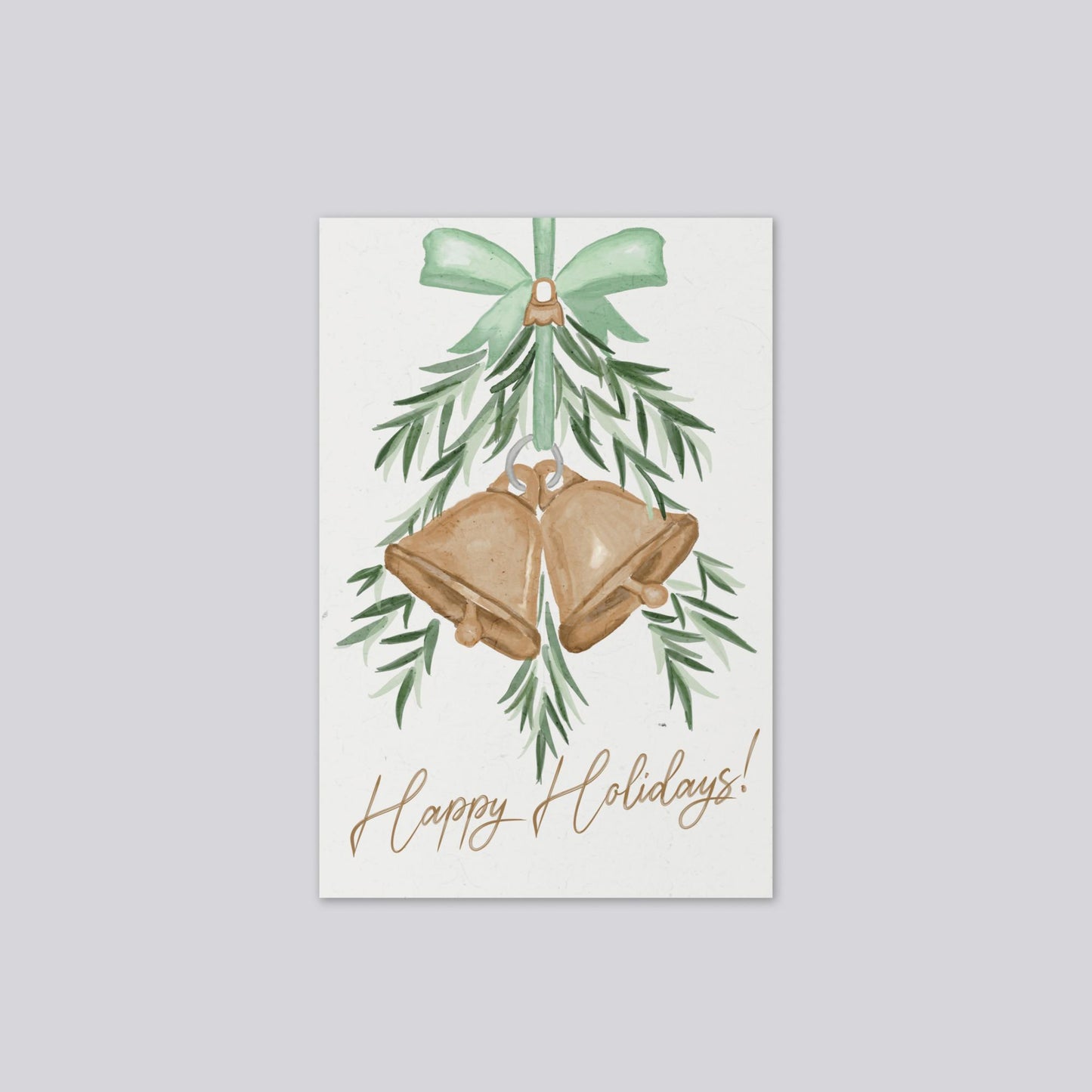 "Holiday Jingle Bells" Christmas Greeting Card
