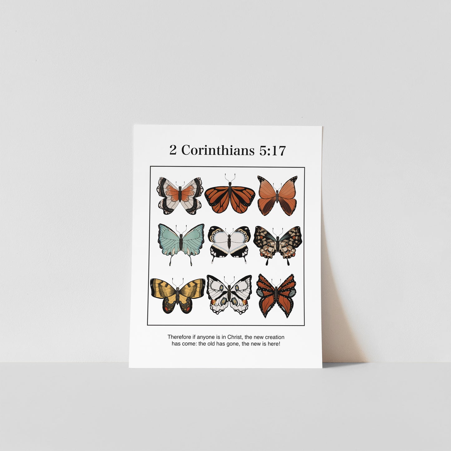 NEW CREATION NO.10 – 2 Corinthians 5:17 Art Print