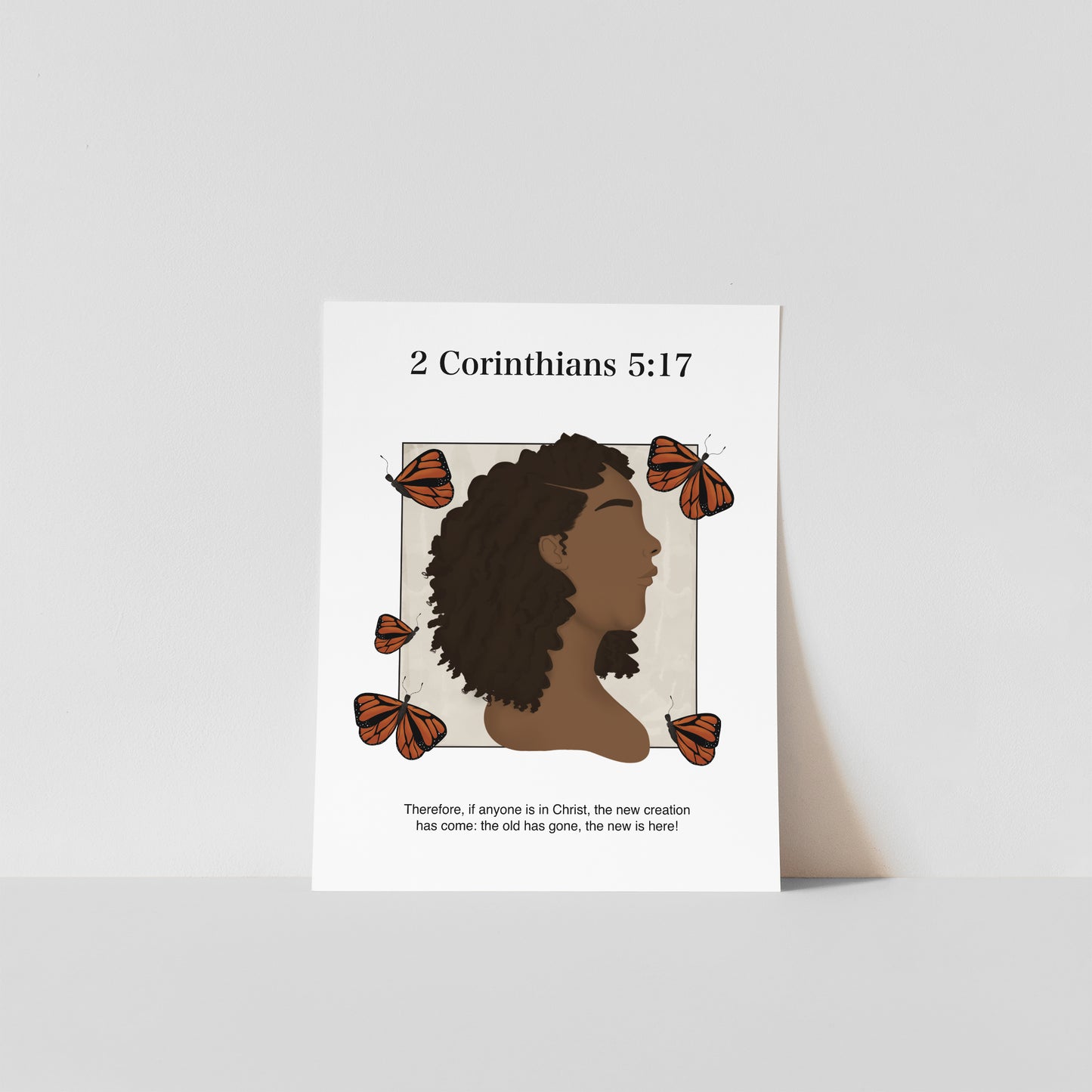 NEW CREATION NO.5 – 2 Corinthians 5:17 Art Print