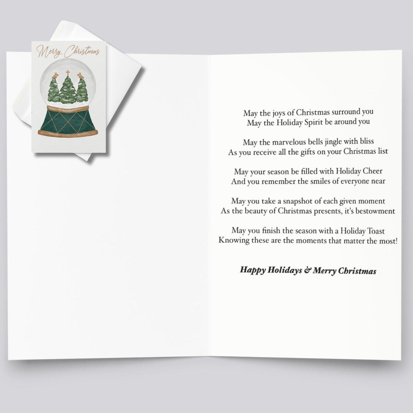 "A Very Merry Christmas" Artisan Poetry Greeting Card Set