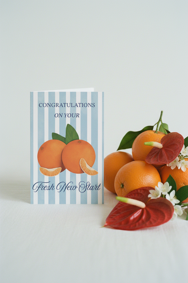 Fresh New Start Oranges Angled