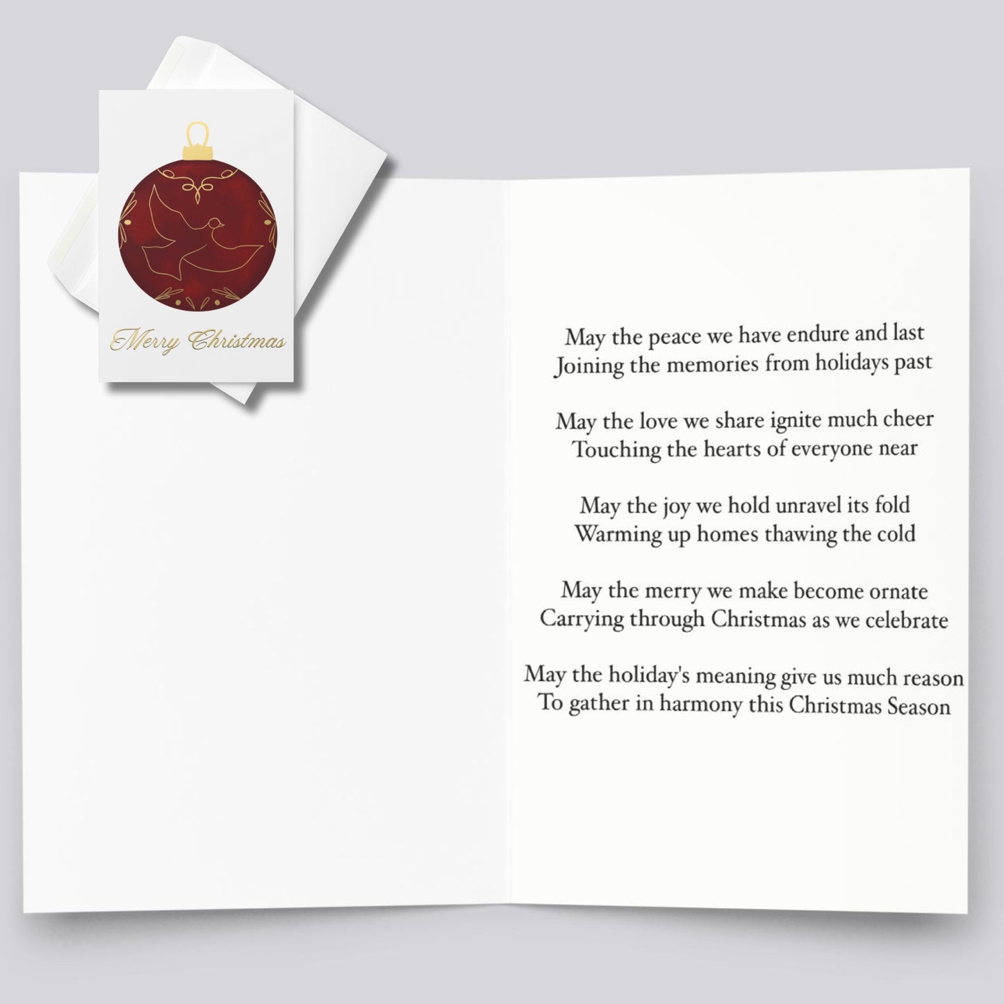 Limited Edition "Gifted in Gold" Artisan Poetry Greeting Card Set