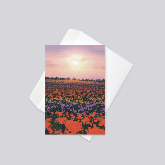 Floral Sunrise -  NEW! Mother's Day Card (Pickup date May 10th)