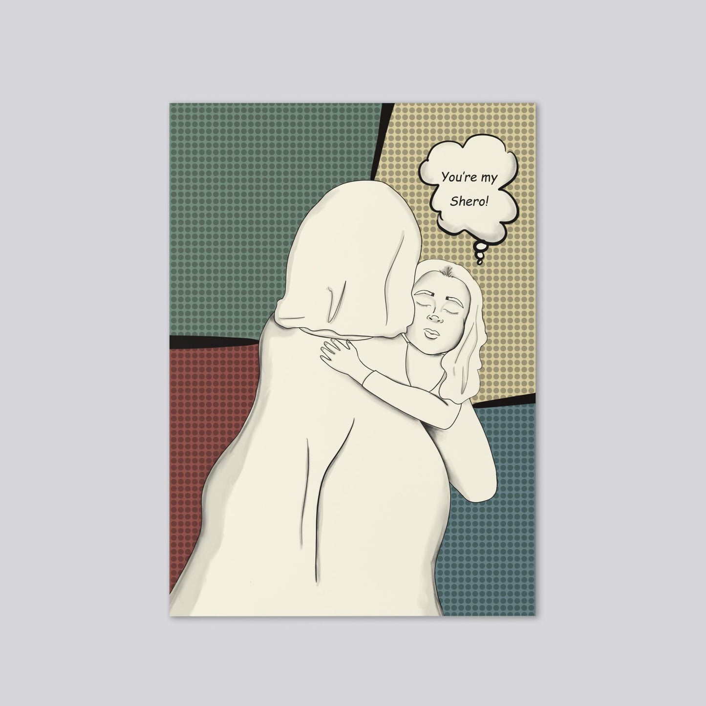 "You're My Shero" Mother's Day Greeting Card