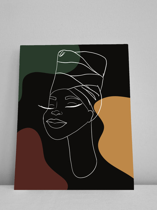 "Kuumba: BOLDLY Creative" Tri-Color Art Print