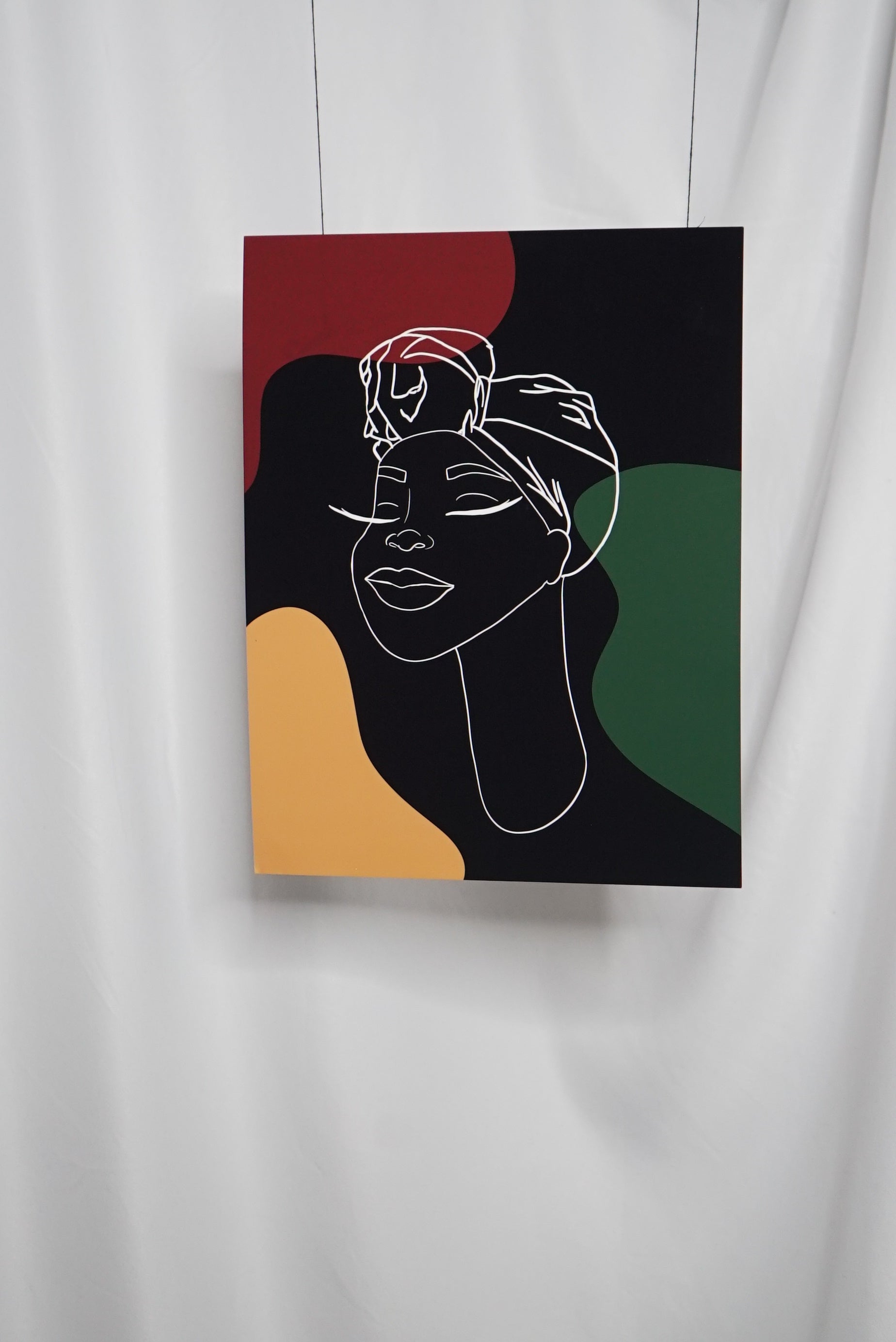"Nia: BOLD in Purpose" Tri-Color Art Print